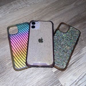 THREE IPHONE 11 CASES
